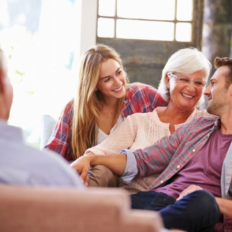 parents with two young adult children