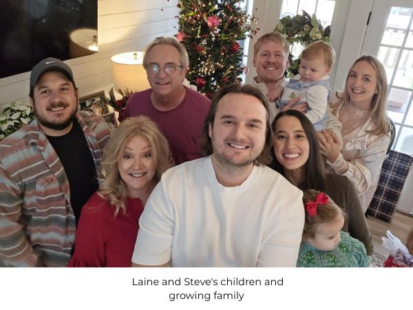 Laine and Steve's children and growing family
