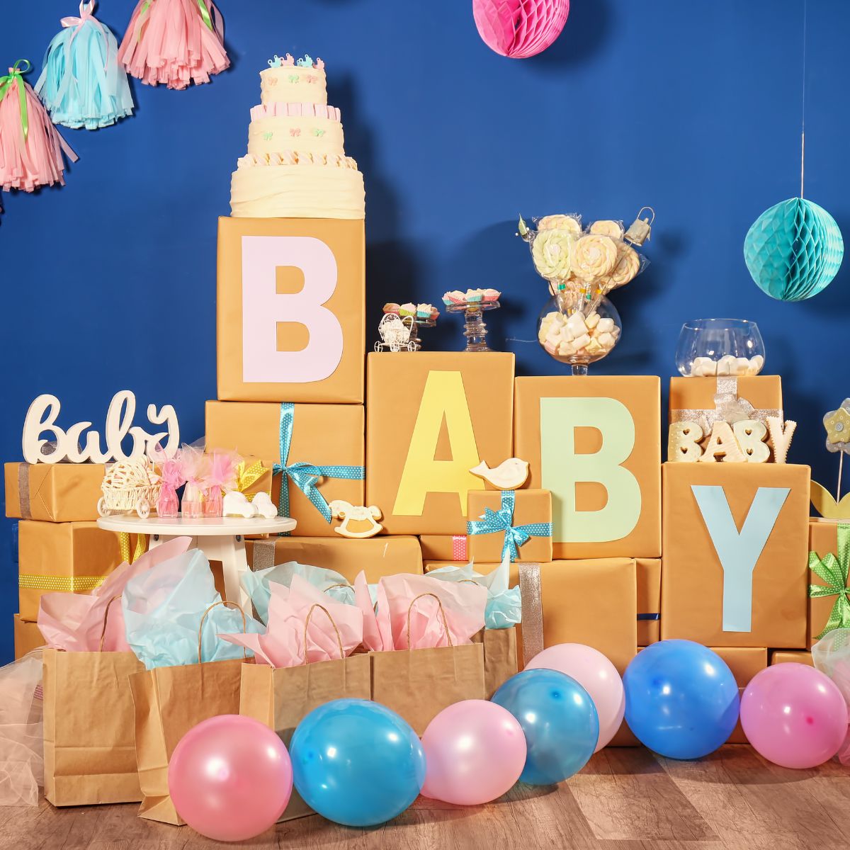 baby shower display and the best baby shower gift